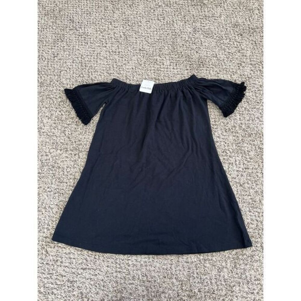 NWT Brooke Mille Women's Black off the shoulder top size small